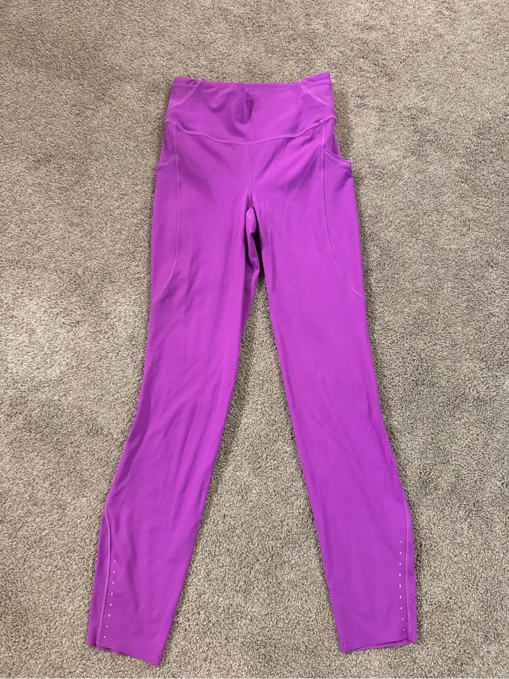 Lululemon High-Rise Purple/Pink Running Leggings